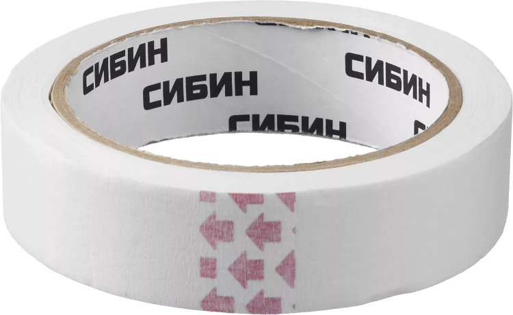 CИБИН. Малярная лента, креповая, 25мм х 25м 12111-25_z01 купить в Ижевске