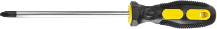 Отвертка STAYER &quot;MASTER&quot;, двухкомпонентная рукоятка, магнитный наконечник, PH3x150мм 2510-3-15_z01 купить в Ижевске