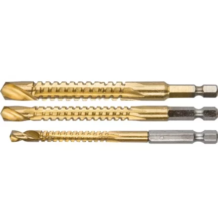 ЗУБР &quot;ЭКСПЕРТ&quot;. Набор сверл фрезеровальных по дереву и тонкому листовому металлу, шестигранный хвостовик 1/4&quot;, 6,8,10мм, 3 пред 29966-H3 купить в Ижевске