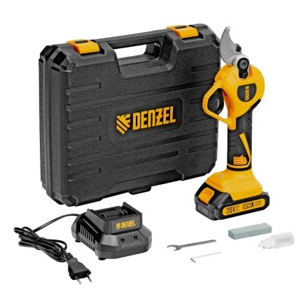 Секатор аккумуляторный, бесщет., CP-30BL, Li-Ion, 20 В, лезвия SK5 // Denzel 59434 купить в Ижевске