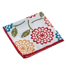 Салфетка из микрофибры универсальная Home Palisad 923435, 300 х 300 мм, с цветами