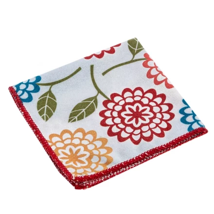 Салфетка из микрофибры универсальная Home Palisad 923435, 300 х 300 мм, с цветами купить в Ижевске