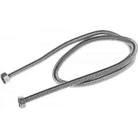 Подводка ЗУБР &quot;ЭКСПЕРТ&quot; сильфонная из нержавеющей стали, для воды, г/г (гайка-гайка), 1/2&quot;, 1,2м 51011-G/G-120 купить в Ижевске