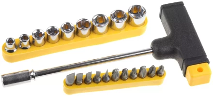 Набор: Отвертка Т-образная Maxfix с битами и торцовыми головками, 22-в-1, STAYER 2540-H20, 22 предмета 2540-H20 купить в Ижевске