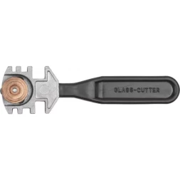 Стеклорез ЗУБР "ЭКСПЕРТ" роликовый, 3 режущих элемента, с пластмассовой ручкой 3360_z01