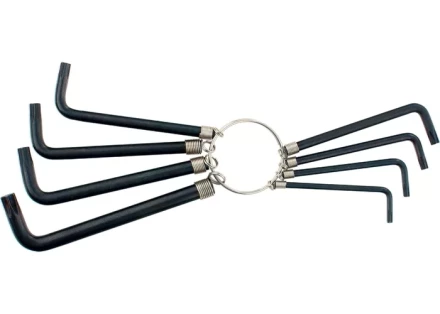 Набор ключей шестигранных имбусовых TORX  9шт:T10,15,20,25,27,30,40,45,50, оксидированные, на кольце  SPARTA 112667 купить в Ижевске