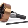 HSS-TiN коронка MESSER 30мм с центр. сверлом и толкающей пружиной для  лист. материала  до 2 мм ц/х купить в Ижевске