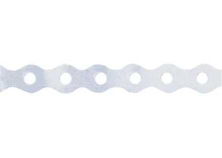 Лента перфорированная вентиляционная &quot;волна&quot; 0,55 мм LP VLN 1,2 см х 25 м цинк СИБРТЕХ 46552 купить в Ижевске