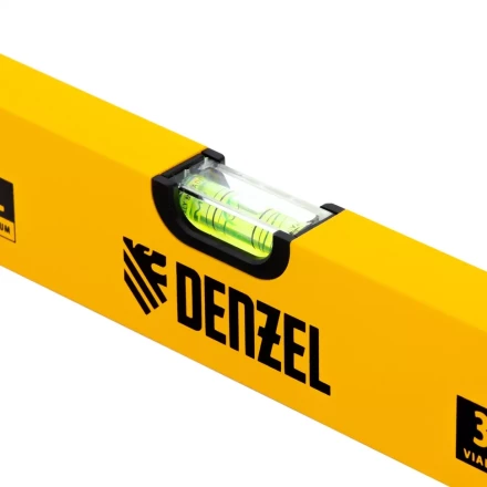 Уровень алюминиевый, 1000 мм, фрезерованный, 3 глазка Denzel 33683 купить в Ижевске