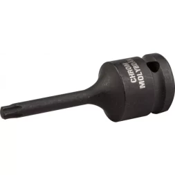 Торцовая головка KRAFTOOL "INDUSTRIE QUALITAT" ударная (1/2"), TORX, Cr-Mo, фосфатированная, T40 27952-40_z01