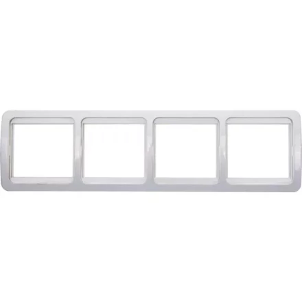 Вставка СВЕТОЗАР "ГАММА" декоративная, цвет светло-серый металлик, одинарная SV-54166-SM купить в Ижевске