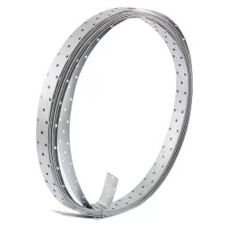 Лента перфорированная монтажная 1,5 мм LM 3см х 10м отверстие 4,5–5 мм цинк Россия Сибртех 46580