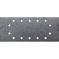 Лист шлиф. универсал. URAGAN с покрытием стеарата цинка, 14 отверстий по кругу, для ПШМ, P40, 115х280мм, 50шт 907-23104-040-50