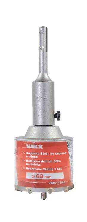 Коронка SDS+ ф68 мм по кирпичу в сборе VMX 511047 купить в Ижевске