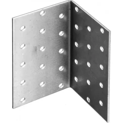 Крепежный угол ЗУБР "МАСТЕР" равносторонний, 100х60х60мм, 1шт 310206-100-060