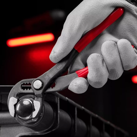 Клещи переставные 180 мм Matrix, кнопочный механизм, хром-ванадий, обливные рукоятки 17925 купить в Ижевске