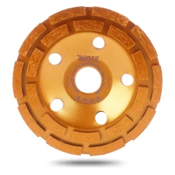 Двурядная алмазная шлифовальная чашка MESSER VZ по бетону и граниту