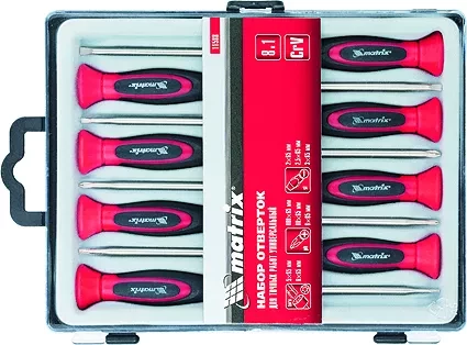 Набор отверток для точных работ универсальный, 8 шт., Crv Matrix 11588 купить в Ижевске