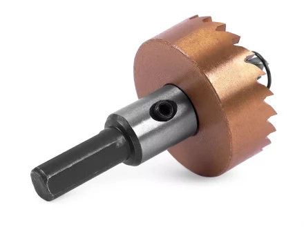 HSS-TiN коронка MESSER 32мм с центр. сверлом и толкающей пружиной для  лист. материала  до 2 мм ц/х купить в Ижевске