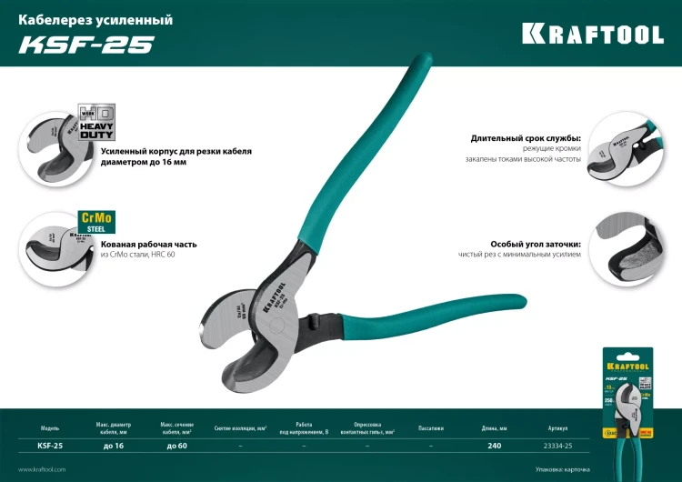 Кабелерез усиленный KSF 23334-25 купить в Ижевске