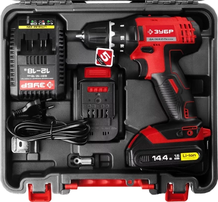 Дрель-шуруповерт 2 АКБ ДА-14.4-2-Ли КНМ2 серия МАСТЕР купить в Ижевске