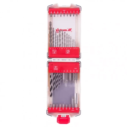 Набор сверл комбинированный сверла по металлу 1-6 мм бетону 4-8 мм дереву 3-8 мм биты 22 шт адаптер 44 предмета Pro Matrix 725644 купить в Ижевске