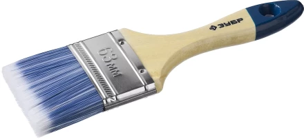 Кисть плоская  ЗУБР &quot;АКВА-МАСТЕР&quot;, искусственная щетина, деревянная ручка, 63мм 4-01007-063 купить в Ижевске