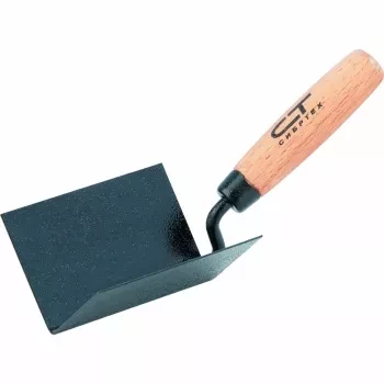 Кельма угловая, 110 х 75 х 75 мм, стальная, для внутренних углов, буковая ручка  СИБРТЕХ 86309 купить в Ижевске