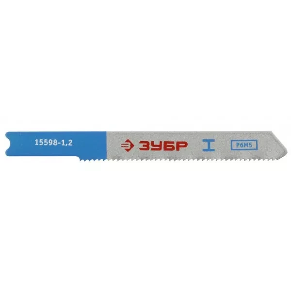 Полотна ЗУБР "ЭКСПЕРТ", U118A,  для эл/лобзика, HSS, по металлу, US-хвост., шаг 1,2мм, 50мм, 3шт 15598-1.2 купить в Ижевске