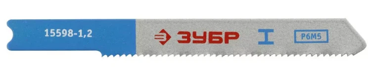Полотна ЗУБР "ЭКСПЕРТ", U118A,  для эл/лобзика, HSS, по металлу, US-хвост., шаг 1,2мм, 50мм, 3шт 15598-1.2 купить в Ижевске