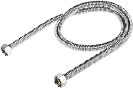 Подводка ЗУБР &quot;ЭКСПЕРТ&quot; сильфонная из нержавеющей стали, для воды, г/г (гайка-гайка), 1/2&quot;, 1,0м 51011-G/G-100 купить в Ижевске