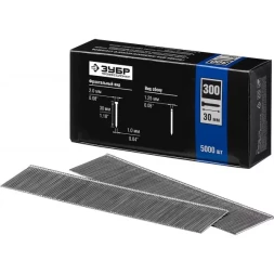 Гвозди тип 300, 30 мм, особотвердые, ЗУБР "ПРОФЕССИОНАЛ" 31830-30, 5000 шт 31830-30