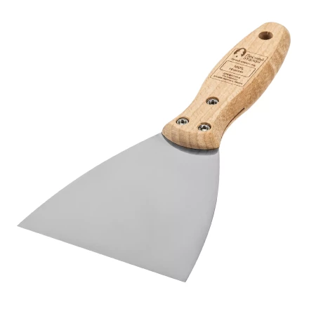 Шпательная лопатка из нержавеющей стали, 100 мм, буковая рукоятка, EFP Matrix 85617 купить в Ижевске