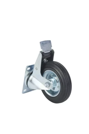 Колесо поворотное усиленное резина SRCB 63 160 мм с тормозом 1027197 купить в Ижевске