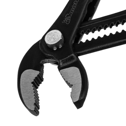 Клещи переставные 250 мм Matrix, кнопочный механизм, хром-ванадий, обливные рукоятки 17926 купить в Ижевске