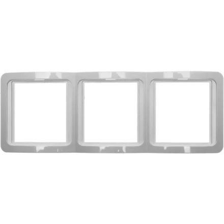 Панель СВЕТОЗАР &quot;ГАММА&quot; тройная вертикальная, цвет бежевый SV-54149-B купить в Ижевске