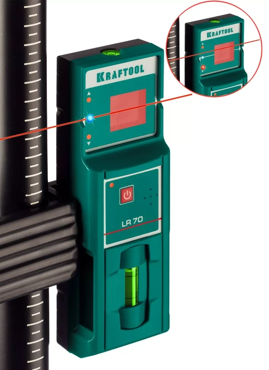 Детектор для линейного нивелира, KRAFTOOL 34607 купить в Ижевске