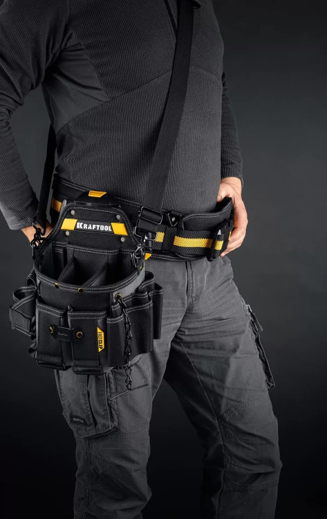 Поясная сумка электрика KRAFTOOL 38766 купить в Ижевске
