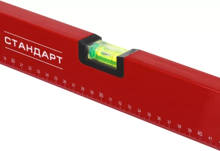 Уровень ЗУБР &quot;СТАНДАРТ&quot; коробчатый, 2 противоударные ампулы, 200см 34588-200 купить в Ижевске