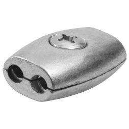 Зажим троса ЗУБР "МАСТЕР" "Бочонок", 6мм, 2 шт 304456-06