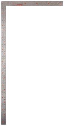 Угольник ЗУБР Цель 300 х 150 мм цельнометаллический нержавеющий Профессионал 34350-30 купить в Ижевске