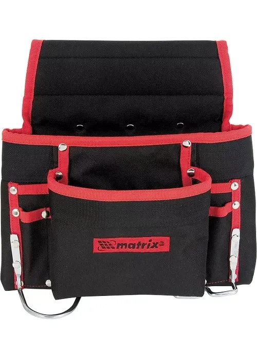 Подсумок поясной 8 карманов, держатель для молотка, для клещей MATRIX 90242 купить в Ижевске