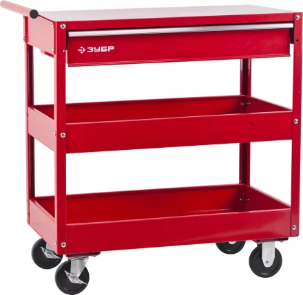 Тележка инструментальная ЗУБР &quot;МАСТЕР&quot;, 1 ящик + 2 полки, 737х383х785мм 38912 купить в Ижевске