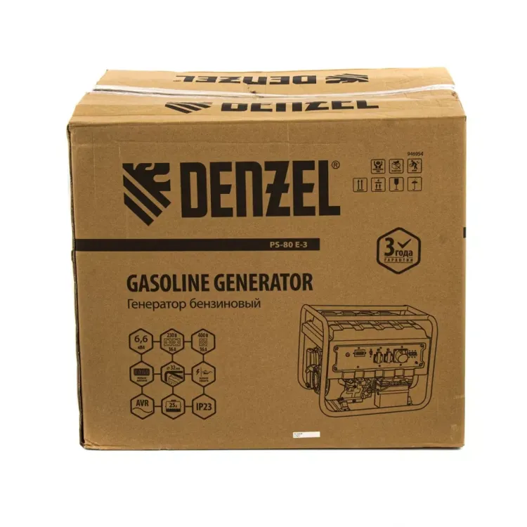 Генератор бензиновый Denzel PS 80 E-3 946954 купить в Ижевске