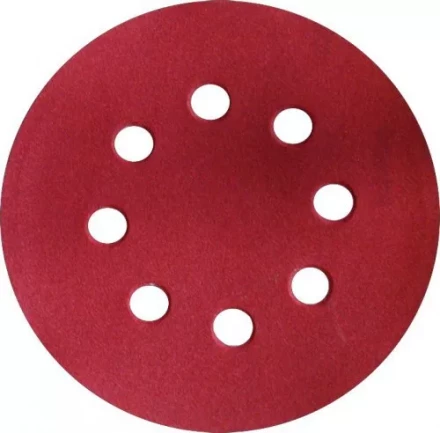 Шлифкруги Ф125 мм К400 на липучей основе с отверстиями 5 штук для дерева и металла 20209 купить в Ижевске