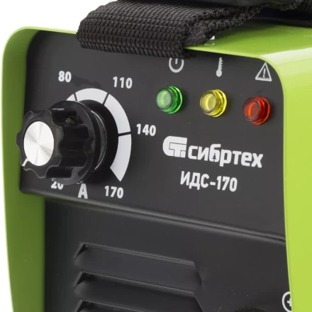 Аппарат инверторный дуговой сварки СИБРТЕХ ИДС-170 94375 купить в Ижевске