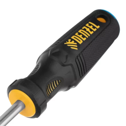 Отвертка SL8x150 мм, CrV, трехкомпонентная рукоятка Denzel 12200 купить в Ижевске