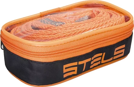 Трос буксировочный 2,5 тонны 2 крюка сумка на молнии STELS Россия 54377 купить в Ижевске