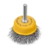 Щетка для дрели, 50 мм, Чашка, со шпилькой, нержавеющая витая проволока Denzel 744633 купить в Ижевске