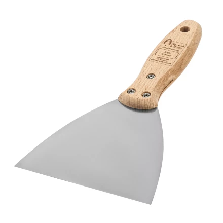 Шпательная лопатка из нержавеющей стали Matrix, 120 мм, буковая рукоятка, EFP 85618 купить в Ижевске